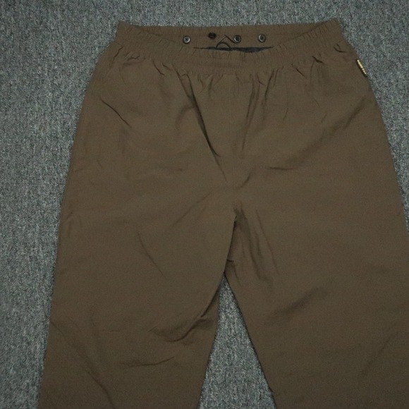 Cabelas Pants Mens Extra Large Brown Lined Nylon GTX Waterproof Hiking Outdoors - Picture 2 of 12